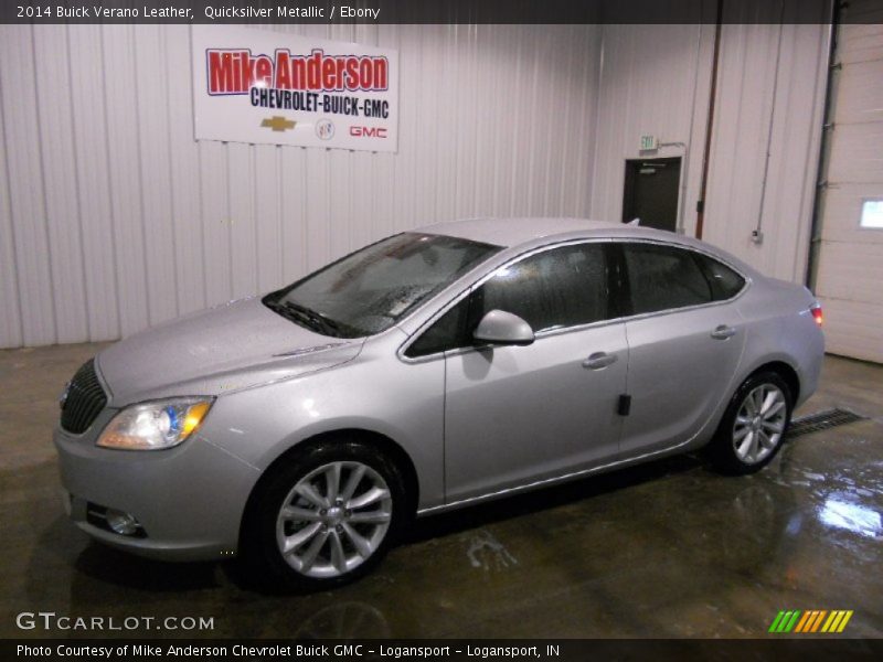 Quicksilver Metallic / Ebony 2014 Buick Verano Leather