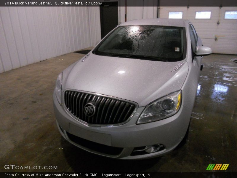 Quicksilver Metallic / Ebony 2014 Buick Verano Leather