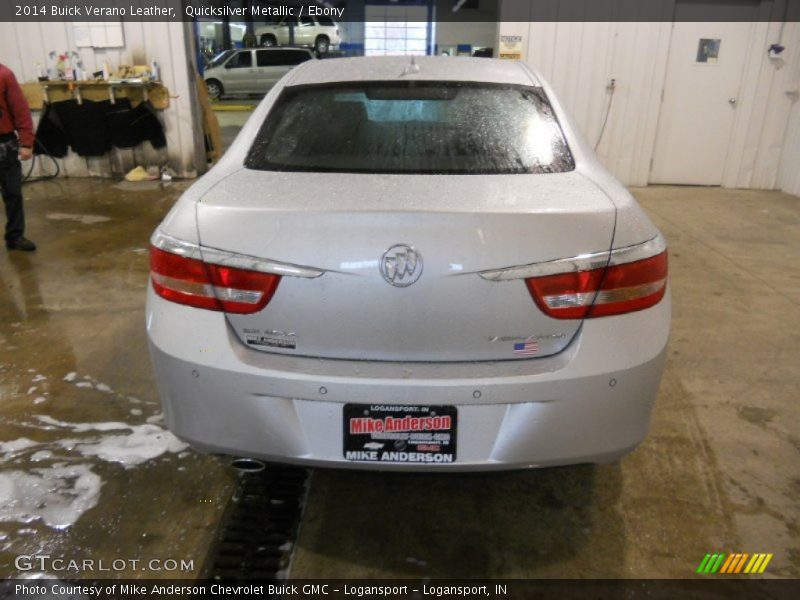 Quicksilver Metallic / Ebony 2014 Buick Verano Leather