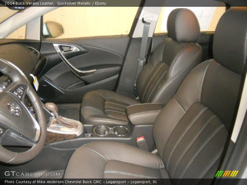 Quicksilver Metallic / Ebony 2014 Buick Verano Leather