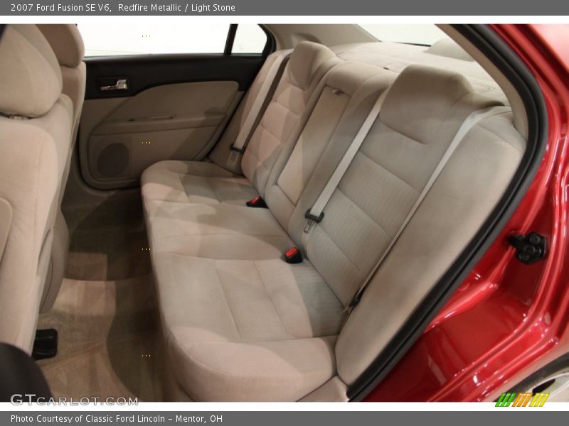 Redfire Metallic / Light Stone 2007 Ford Fusion SE V6