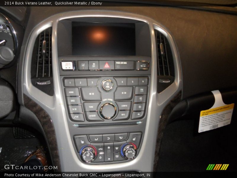 Quicksilver Metallic / Ebony 2014 Buick Verano Leather