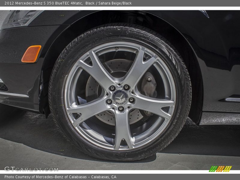 Black / Sahara Beige/Black 2012 Mercedes-Benz S 350 BlueTEC 4Matic