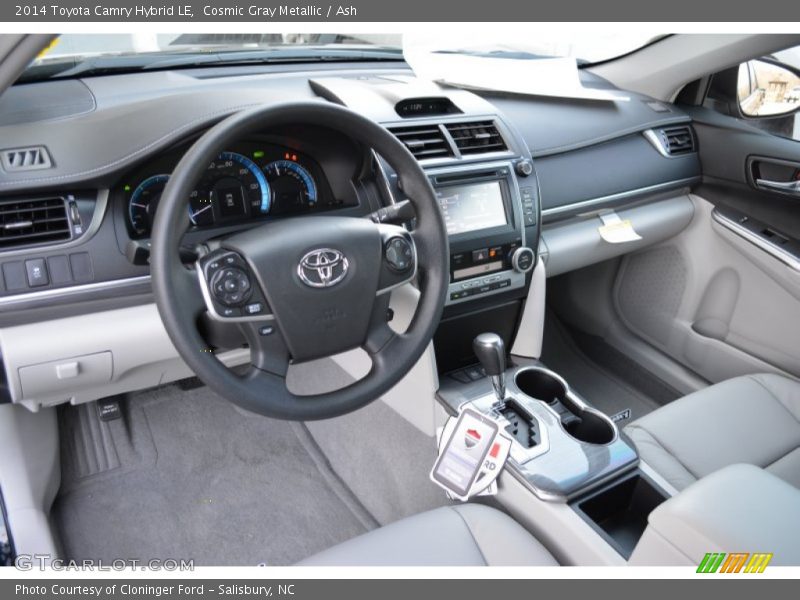 Cosmic Gray Metallic / Ash 2014 Toyota Camry Hybrid LE