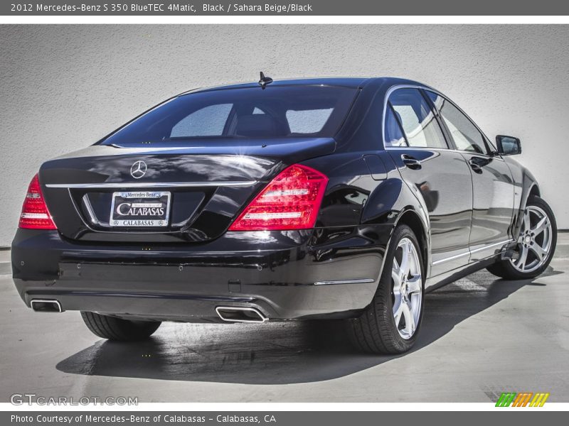 Black / Sahara Beige/Black 2012 Mercedes-Benz S 350 BlueTEC 4Matic