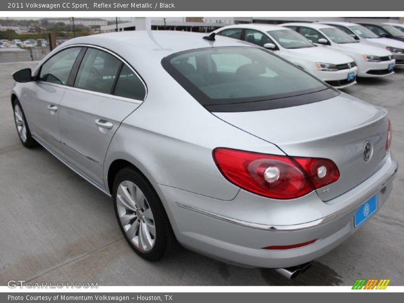 Reflex Silver Metallic / Black 2011 Volkswagen CC Sport