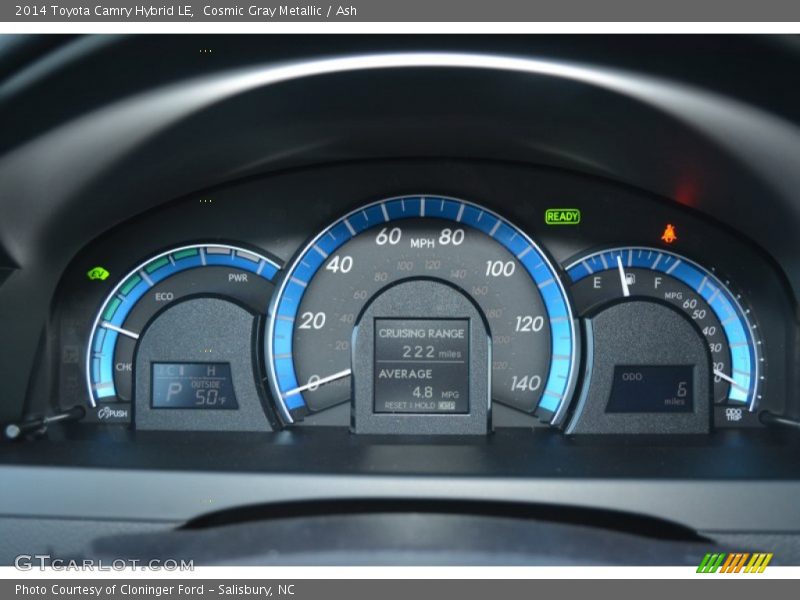 Cosmic Gray Metallic / Ash 2014 Toyota Camry Hybrid LE