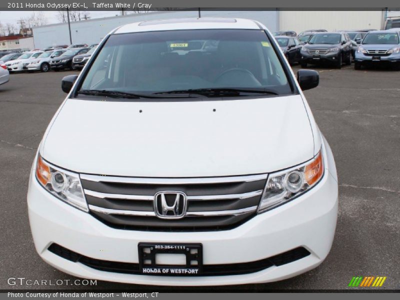 Taffeta White / Gray 2011 Honda Odyssey EX-L