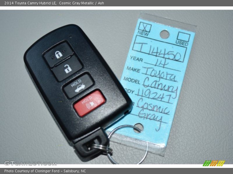 Cosmic Gray Metallic / Ash 2014 Toyota Camry Hybrid LE