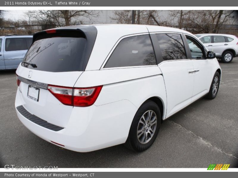 Taffeta White / Gray 2011 Honda Odyssey EX-L