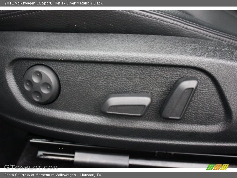 Reflex Silver Metallic / Black 2011 Volkswagen CC Sport