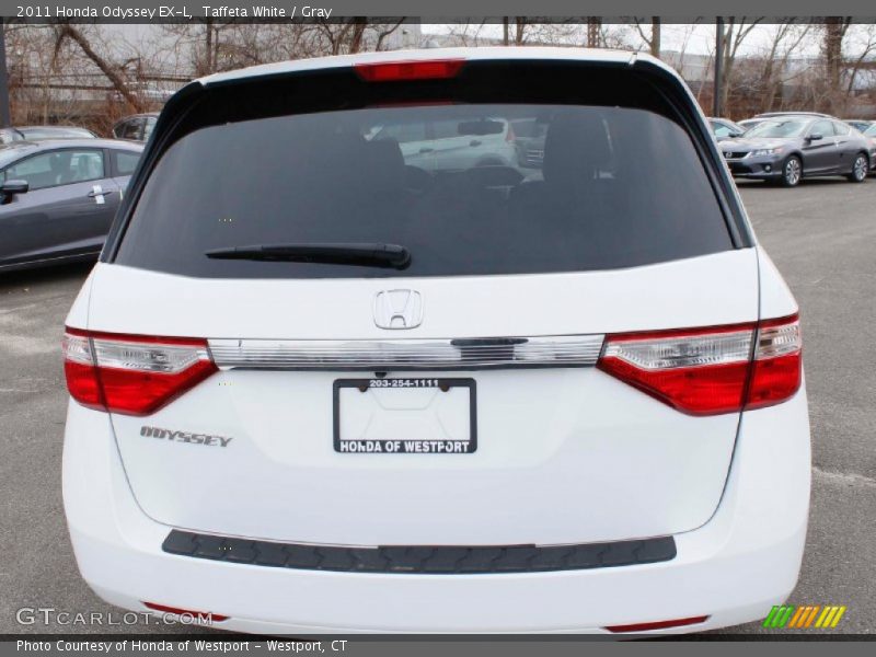 Taffeta White / Gray 2011 Honda Odyssey EX-L