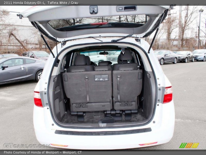 Taffeta White / Gray 2011 Honda Odyssey EX-L