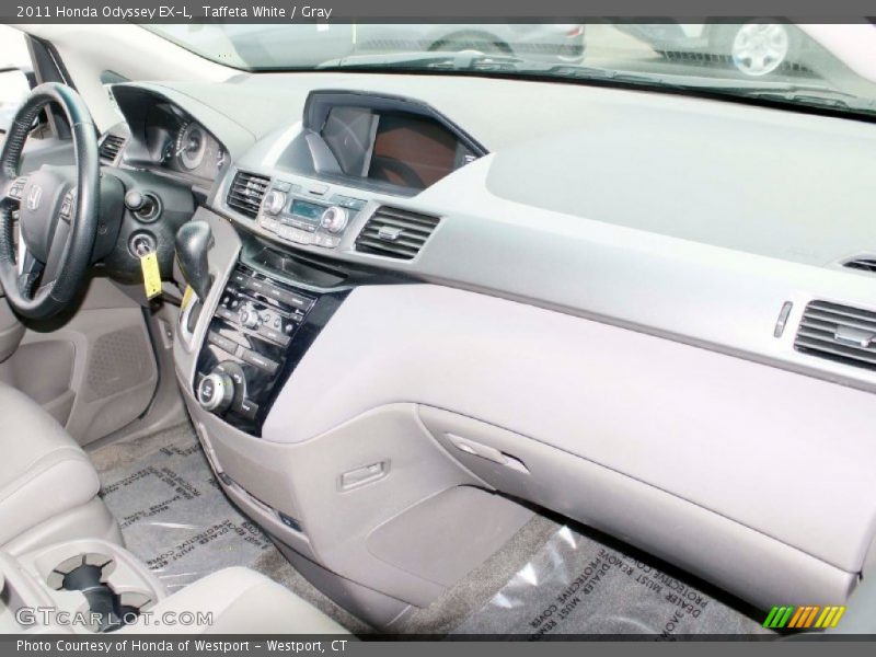 Taffeta White / Gray 2011 Honda Odyssey EX-L