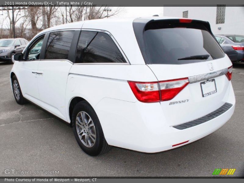 Taffeta White / Gray 2011 Honda Odyssey EX-L