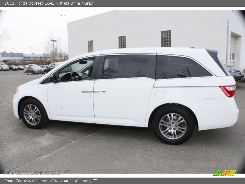 Taffeta White / Gray 2011 Honda Odyssey EX-L