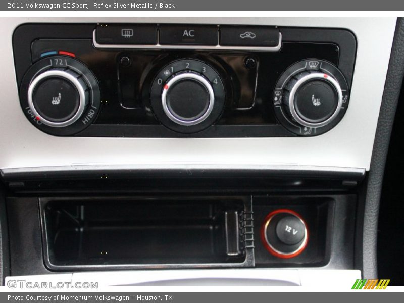Reflex Silver Metallic / Black 2011 Volkswagen CC Sport