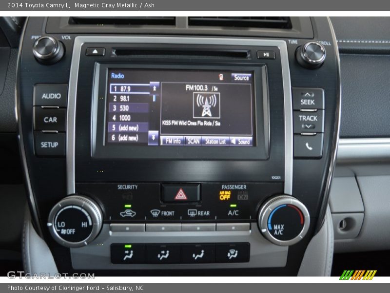 Magnetic Gray Metallic / Ash 2014 Toyota Camry L