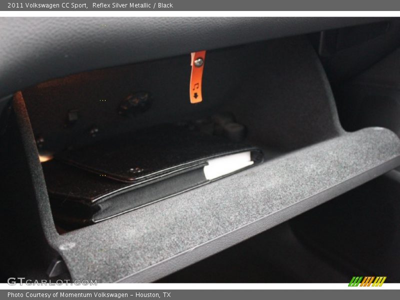 Reflex Silver Metallic / Black 2011 Volkswagen CC Sport