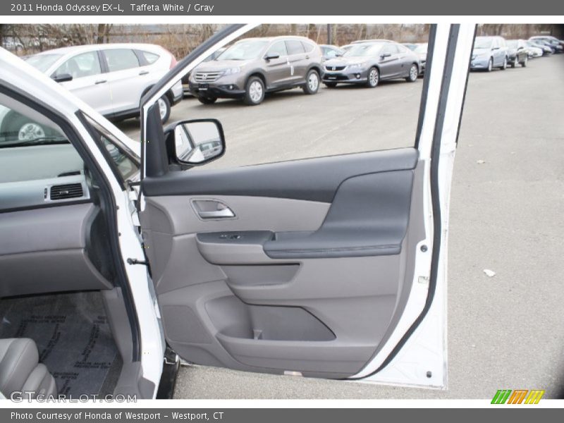 Taffeta White / Gray 2011 Honda Odyssey EX-L