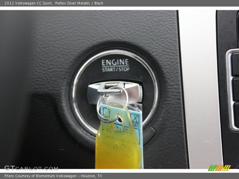 Reflex Silver Metallic / Black 2011 Volkswagen CC Sport