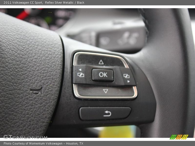 Reflex Silver Metallic / Black 2011 Volkswagen CC Sport