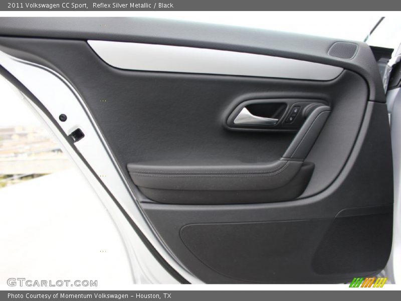 Reflex Silver Metallic / Black 2011 Volkswagen CC Sport