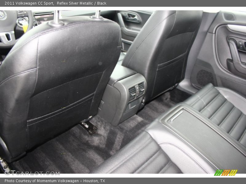 Reflex Silver Metallic / Black 2011 Volkswagen CC Sport