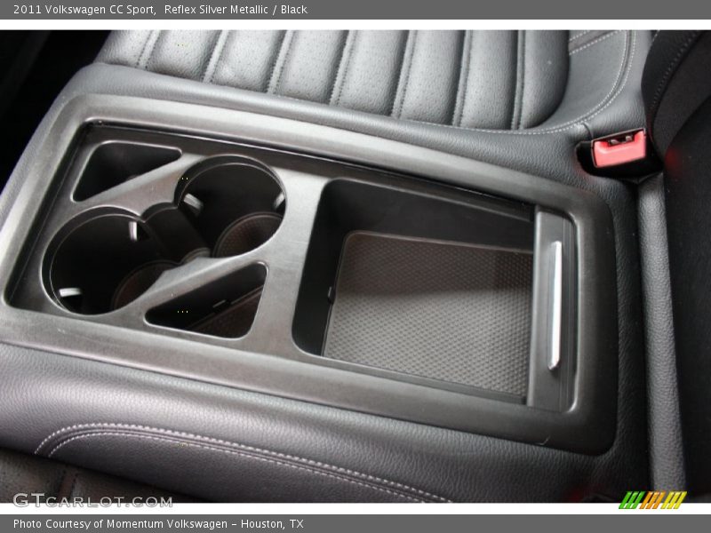 Reflex Silver Metallic / Black 2011 Volkswagen CC Sport