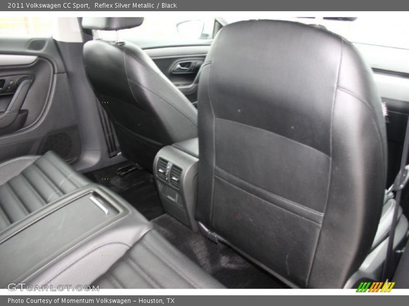 Reflex Silver Metallic / Black 2011 Volkswagen CC Sport