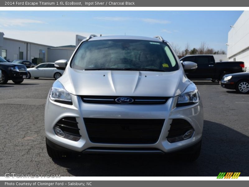 Ingot Silver / Charcoal Black 2014 Ford Escape Titanium 1.6L EcoBoost