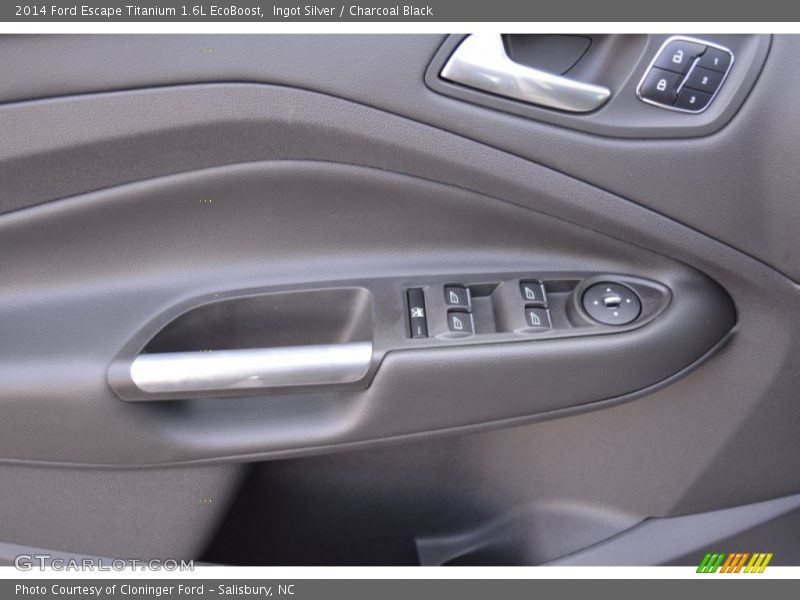 Ingot Silver / Charcoal Black 2014 Ford Escape Titanium 1.6L EcoBoost