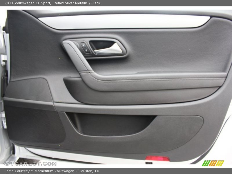 Reflex Silver Metallic / Black 2011 Volkswagen CC Sport