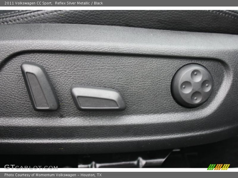 Reflex Silver Metallic / Black 2011 Volkswagen CC Sport
