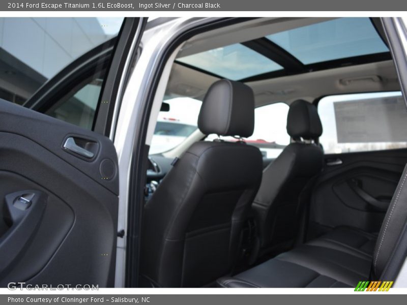 Ingot Silver / Charcoal Black 2014 Ford Escape Titanium 1.6L EcoBoost