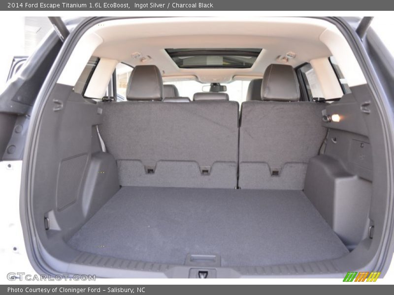 Ingot Silver / Charcoal Black 2014 Ford Escape Titanium 1.6L EcoBoost