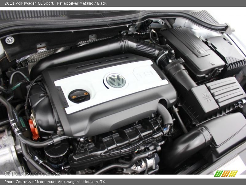 Reflex Silver Metallic / Black 2011 Volkswagen CC Sport