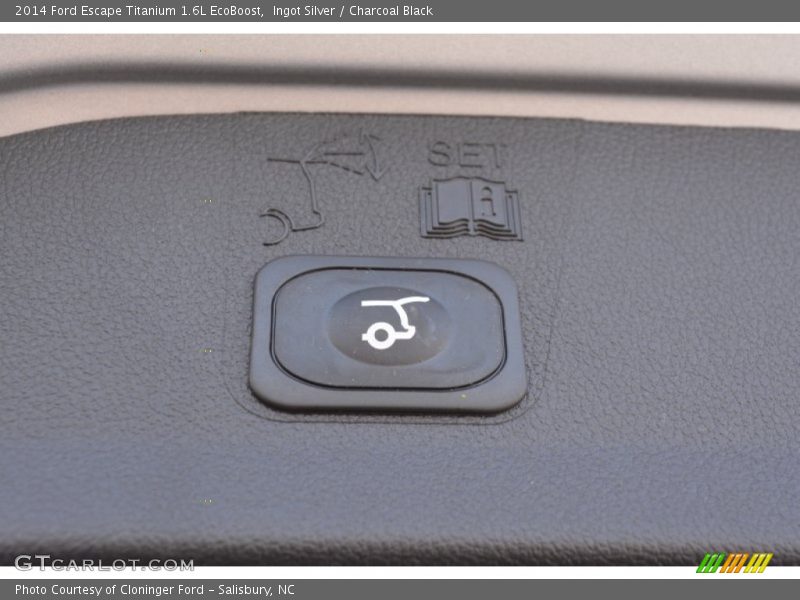 Ingot Silver / Charcoal Black 2014 Ford Escape Titanium 1.6L EcoBoost