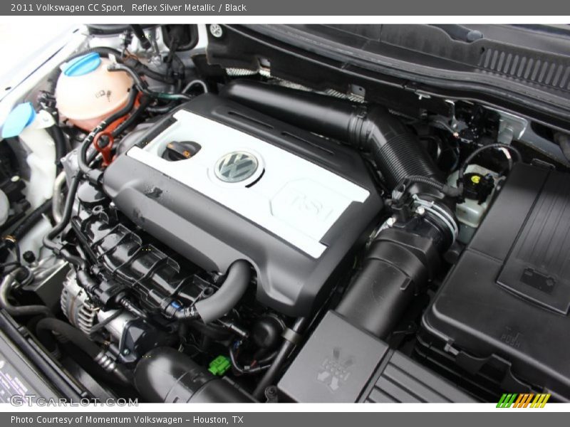 Reflex Silver Metallic / Black 2011 Volkswagen CC Sport