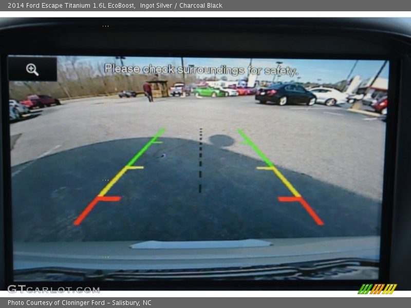 Ingot Silver / Charcoal Black 2014 Ford Escape Titanium 1.6L EcoBoost