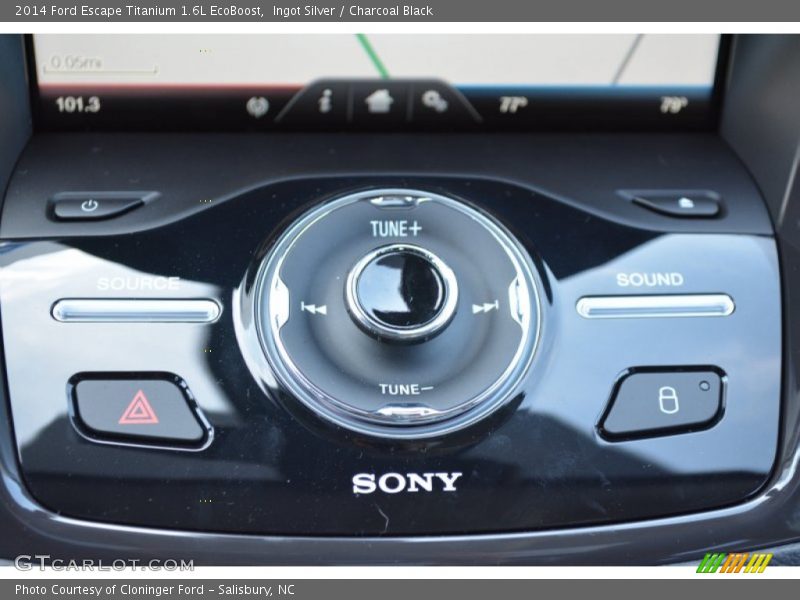 Ingot Silver / Charcoal Black 2014 Ford Escape Titanium 1.6L EcoBoost