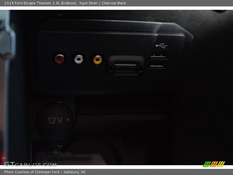 Ingot Silver / Charcoal Black 2014 Ford Escape Titanium 1.6L EcoBoost