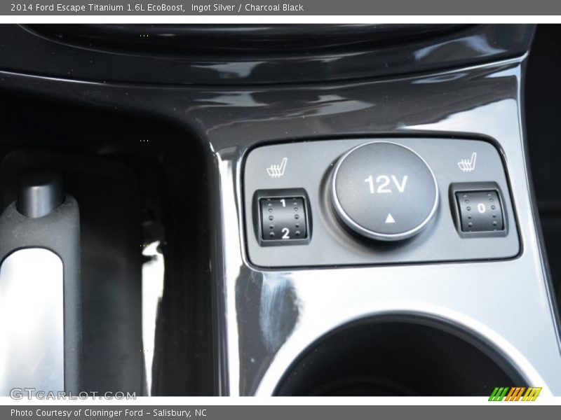 Ingot Silver / Charcoal Black 2014 Ford Escape Titanium 1.6L EcoBoost
