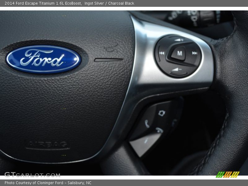 Ingot Silver / Charcoal Black 2014 Ford Escape Titanium 1.6L EcoBoost