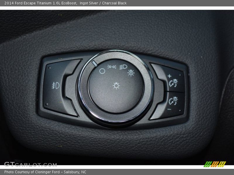Ingot Silver / Charcoal Black 2014 Ford Escape Titanium 1.6L EcoBoost