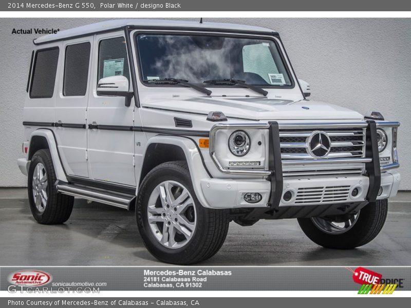 Polar White / designo Black 2014 Mercedes-Benz G 550