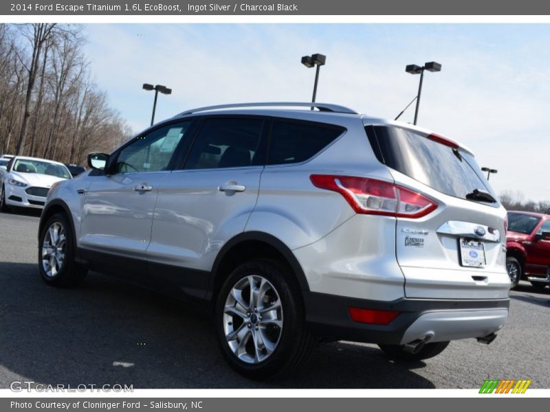 Ingot Silver / Charcoal Black 2014 Ford Escape Titanium 1.6L EcoBoost