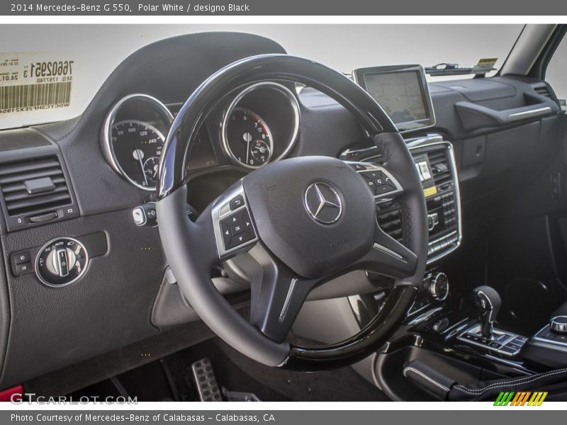 Polar White / designo Black 2014 Mercedes-Benz G 550