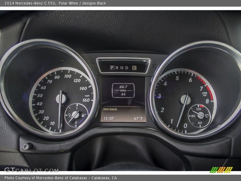  2014 G 550 550 Gauges