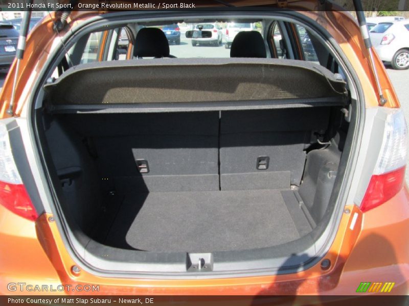 Orange Revolution Metallic / Sport Black 2011 Honda Fit Sport